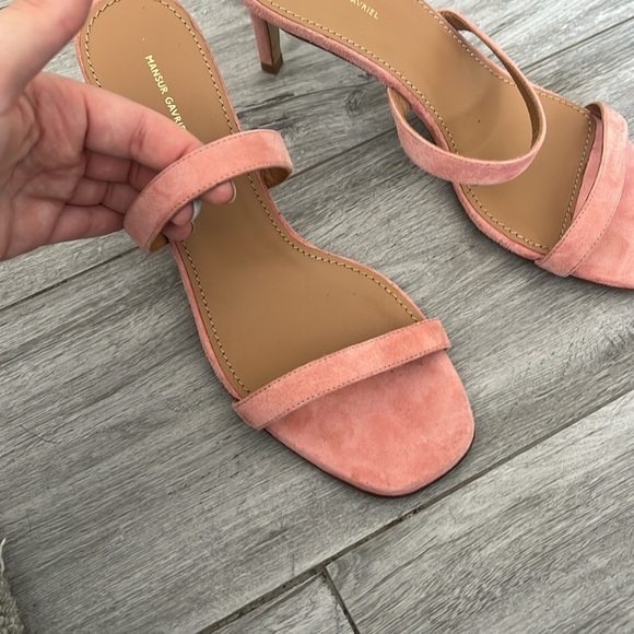New!! Mansur Gavriel pink suede heels - Picture 3 of 4